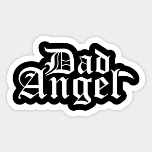 Dad Angel Sticker